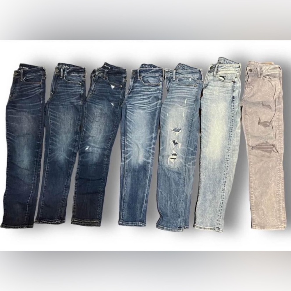 Seven American Eagle Men’s Jean Bundle 26-inch waist 28-inch inseam